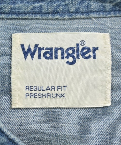 Wrangler（ラングラー）シャツワンピース 青 サイズ:F レディース/2200698045033