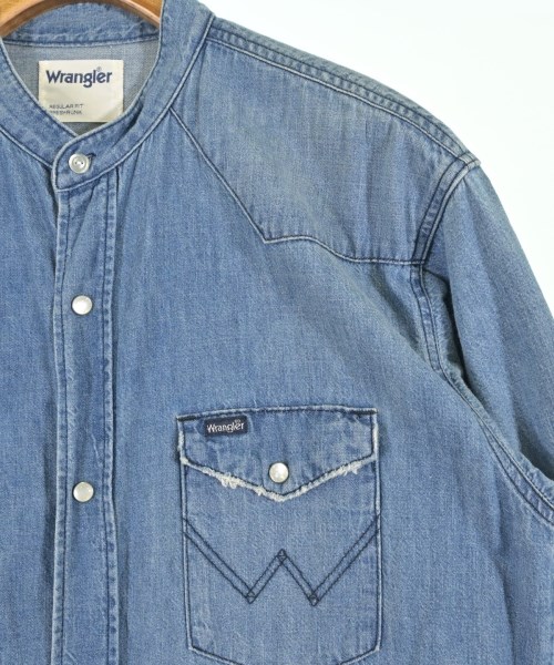 Wrangler（ラングラー）シャツワンピース 青 サイズ:F レディース/2200698045033