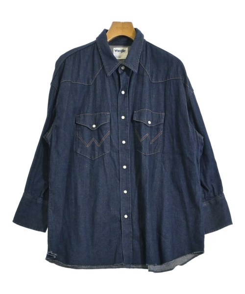 Wrangler(ラングラー)カジュアルシャツ 紺 サイズ:M/2200699332026