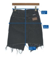 Wrangler（ラングラー）ひざ丈スカート 黒 サイズ:XS レディース/2200649653034