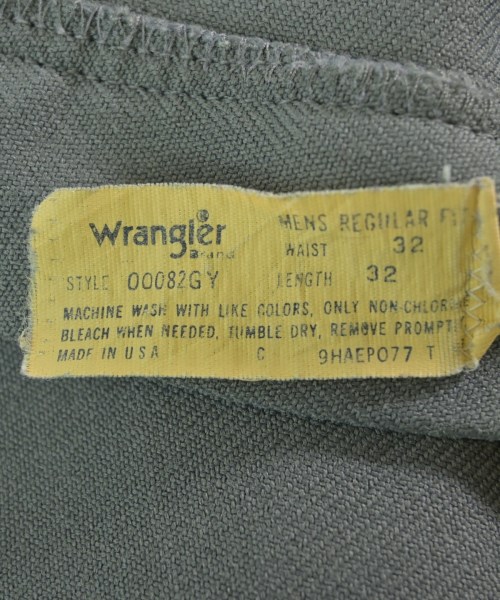 Wrangler（ラングラー）スラックス グレー サイズ:32(L位) メンズ/2200656322060