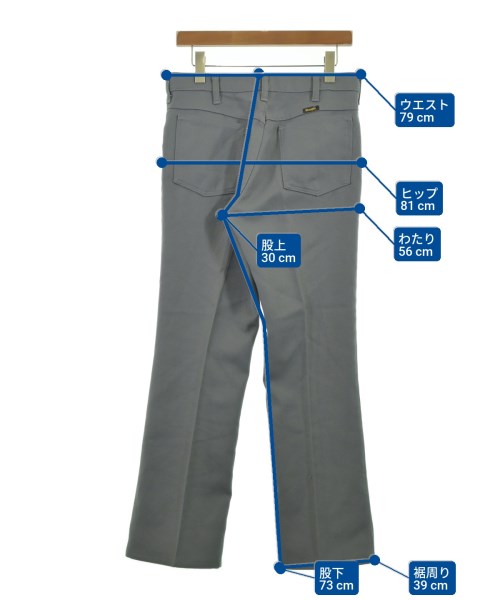 Wrangler（ラングラー）スラックス グレー サイズ:32(L位) メンズ/2200656322060
