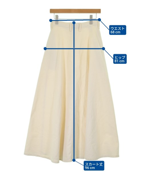 Wrangler（ラングラー）ロング・マキシ丈スカート 白 サイズ:M レディース/2200651405072