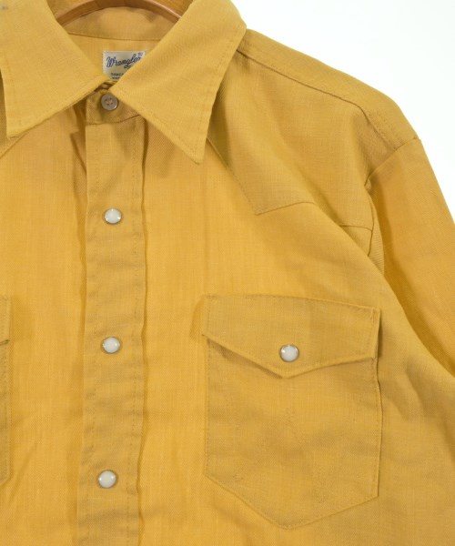 Wrangler（ラングラー）カジュアルシャツ 黄 サイズ:15 1/2(M位) メンズ/2200653813301