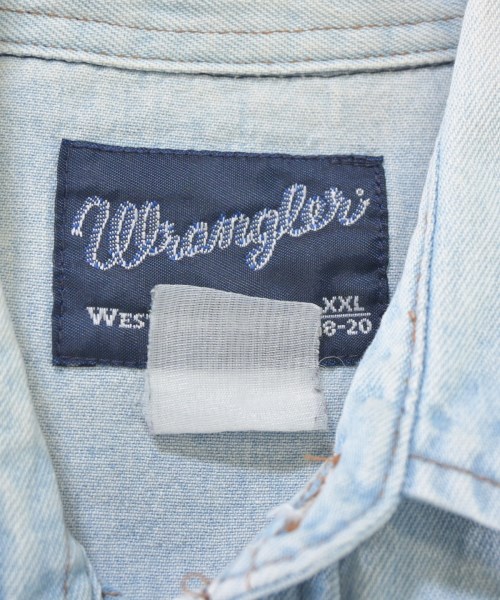 Wrangler（ラングラー）カジュアルシャツ 青 サイズ:XXL メンズ/2200646931098