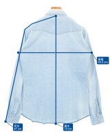Wrangler（ラングラー）カジュアルシャツ 青 サイズ:XXL メンズ/2200646931098