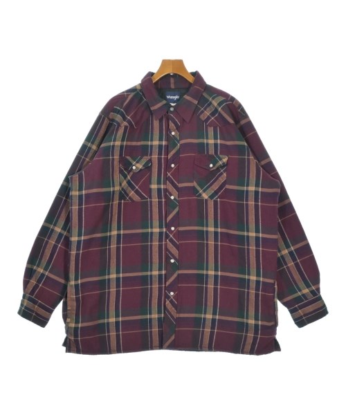 Wrangler(ラングラー)カジュアルシャツ 紫 サイズ:2XL/2200661200018