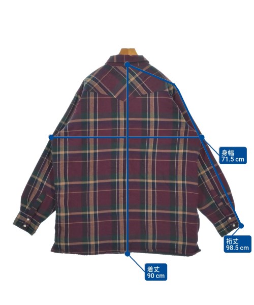 Wrangler（ラングラー）カジュアルシャツ 紫 サイズ:2XL メンズ/2200661200018