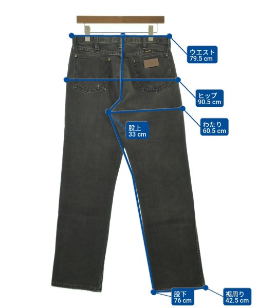 Wrangler（ラングラー）デニムパンツ グレー サイズ:32(L位) メンズ/2200710987020