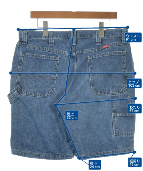 Wrangler（ラングラー）ショートパンツ 紺 サイズ:34(XL位) メンズ/2200711638020