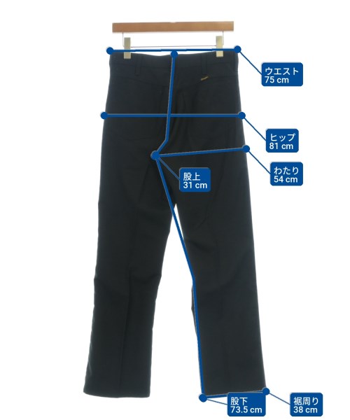 Wrangler（ラングラー）スラックス 黒 サイズ:30(M位) メンズ/2200712455022