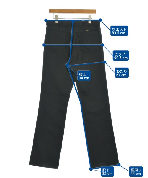Wrangler（ラングラー）スラックス 黒 サイズ:34(XL位) メンズ/2200716802068
