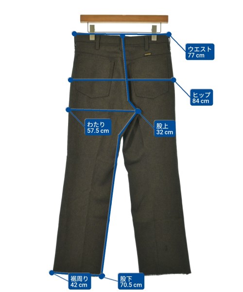 Wrangler（ラングラー）スラックス 茶 サイズ:S メンズ/2200637843089
