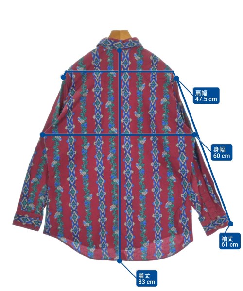 Wrangler（ラングラー）カジュアルシャツ 赤 サイズ:17 1/2(XXL位) メンズ/2200646255057