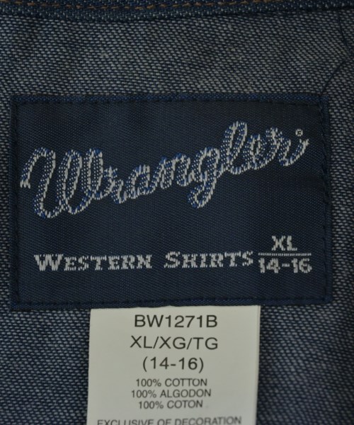 Wrangler（ラングラー）カジュアルシャツ 青 サイズ:XL メンズ/2200637372060