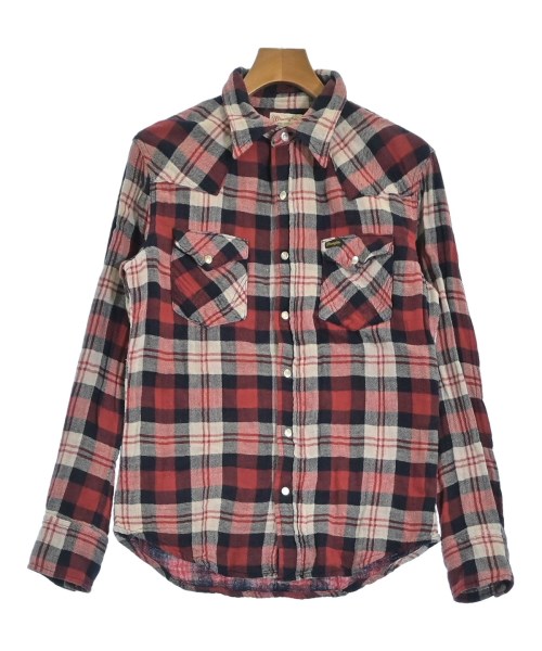 Wrangler(ラングラー)カジュアルシャツ 赤 サイズ:L/2200645454109
