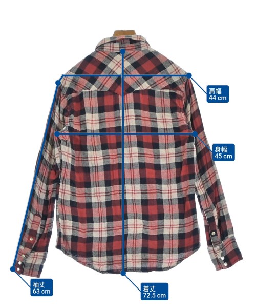 Wrangler（ラングラー）カジュアルシャツ 赤 サイズ:L メンズ/2200645454109