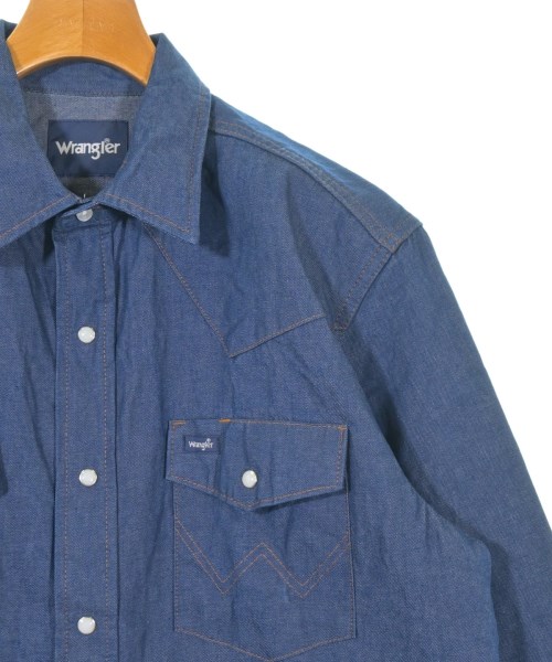 Wrangler（ラングラー）カジュアルシャツ 紺 サイズ:15 1/2(M位) メンズ/2200718899066