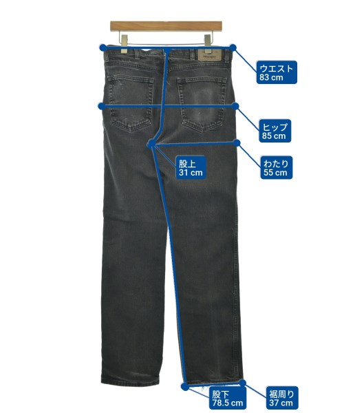 Wrangler（ラングラー）デニムパンツ 黒 サイズ:34(XL位) メンズ/2200685868041