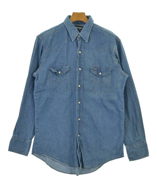 Wrangler(ラングラー)カジュアルシャツ 青 サイズ:16(L位)/2200688383077