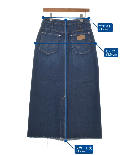 Wrangler（ラングラー）ロング・マキシ丈スカート 紺 サイズ:38(M位) レディース/2200686137016