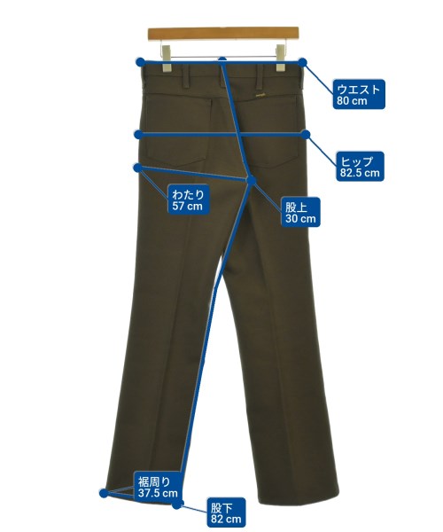 Wrangler（ラングラー）スラックス 茶 サイズ:30(M位) メンズ/2200691216133