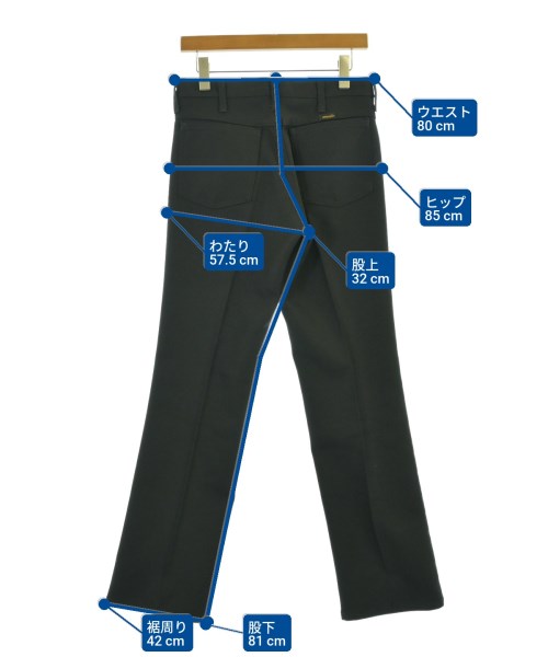 Wrangler（ラングラー）スラックス 黒 サイズ:30(M位) メンズ/2200691216140