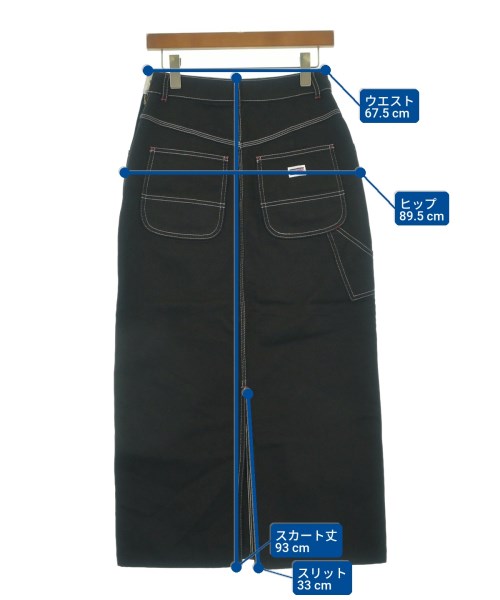 BIG MAC（ビッグマック）ロング・マキシ丈スカート 黒 サイズ:36(S位) レディース/2200609950012