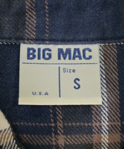 BIG MAC（ビッグマック）カジュアルシャツ 紺 サイズ:S メンズ/2200683710113