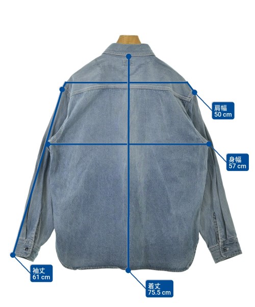 HERCULES（ヘラクレス）カジュアルシャツ 青 サイズ:38(M位) レディース/2200671693039