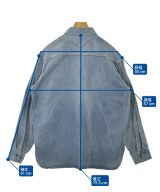 HERCULES（ヘラクレス）カジュアルシャツ 青 サイズ:38(M位) レディース/2200671693039