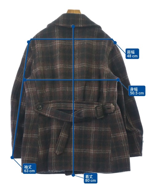 HERCULES（ヘラクレス）ピーコート 赤 サイズ:-(M位) メンズ/2200649948062