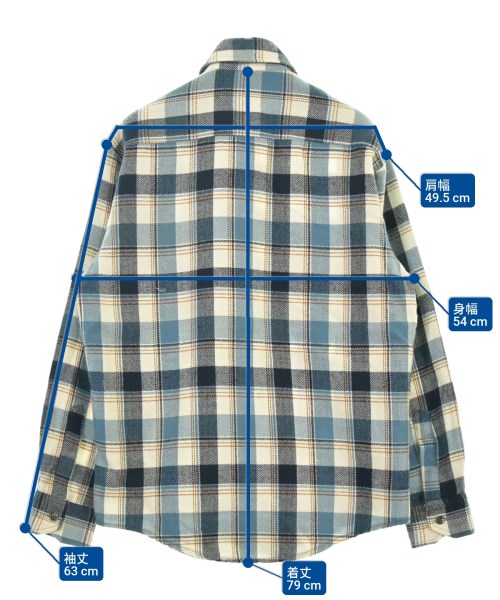 SEARS（シアーズ）カジュアルシャツ 青 サイズ:M メンズ/2200644336130