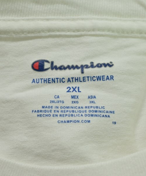 CHAMPION（チャンピオン）Tシャツ・カットソー 白 サイズ:3XL メンズ/2200621094060