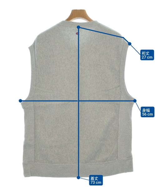 CHAMPION（チャンピオン）ノースリーブ グレー サイズ:L レディース/2200622351070