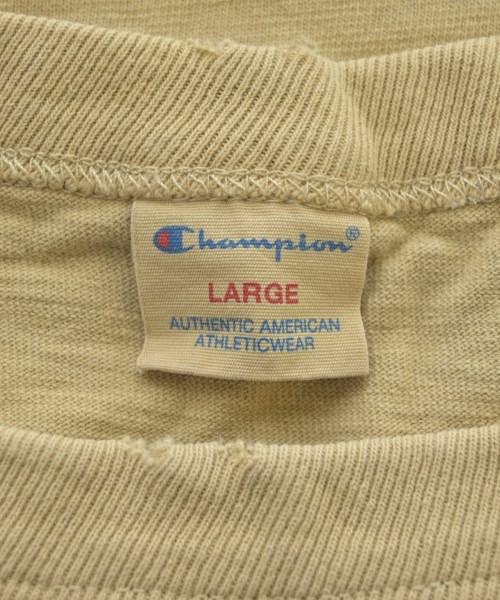 CHAMPION（チャンピオン）Tシャツ・カットソー ベージュ サイズ:L メンズ/2200621529487