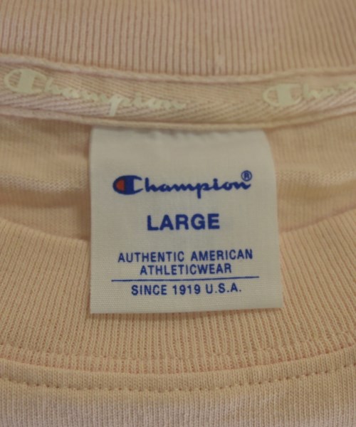 CHAMPION（チャンピオン）Tシャツ・カットソー ピンク サイズ:L メンズ/2200622394138