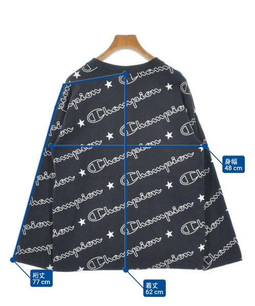 CHAMPION（チャンピオン）Tシャツ・カットソー 紺 サイズ:M レディース/2200632320219