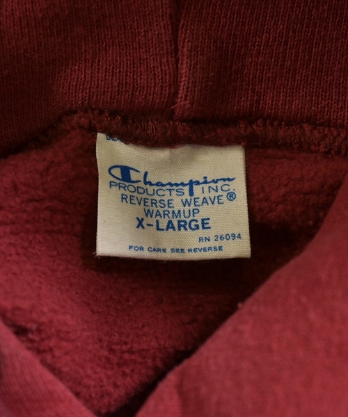 CHAMPION（チャンピオン）パーカー 赤 サイズ:XL メンズ/2200623223154