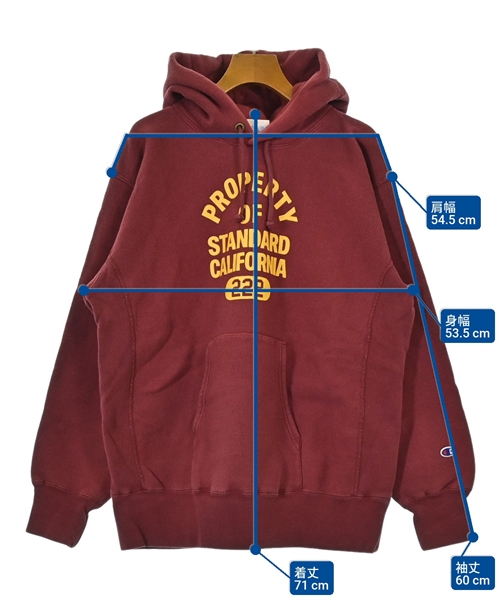 CHAMPION（チャンピオン）パーカー 赤 サイズ:XL メンズ/2200623223154