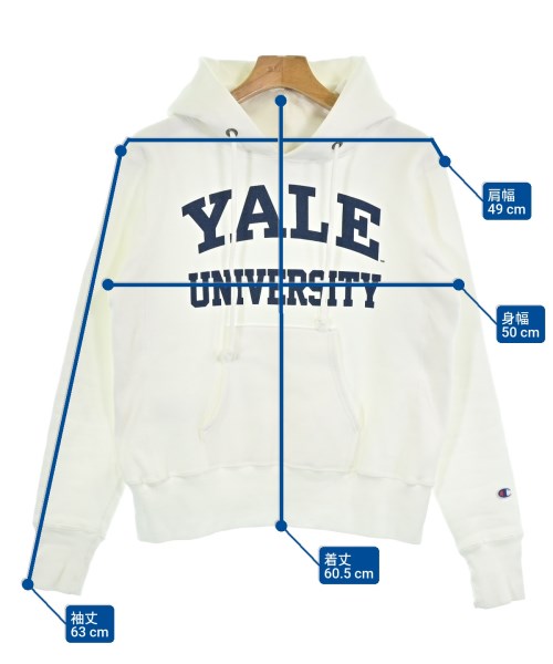 CHAMPION（チャンピオン）パーカー 白 サイズ:M レディース/2200638620221