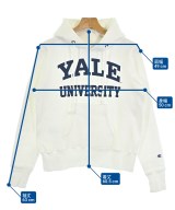 CHAMPION（チャンピオン）パーカー 白 サイズ:M レディース/2200638620221