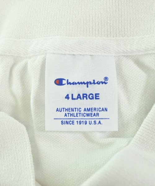 CHAMPION（チャンピオン）ポロシャツ 白 サイズ:4L メンズ/2200638747102