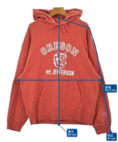 CHAMPION（チャンピオン）パーカー 赤 サイズ:S メンズ/2200639316024