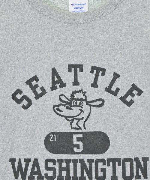 CHAMPION（チャンピオン）Tシャツ・カットソー グレー サイズ:M レディース/2200620798181