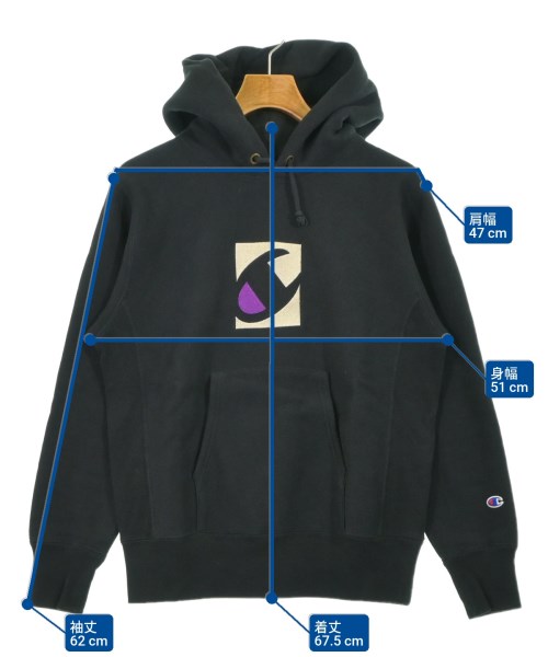 CHAMPION（チャンピオン）パーカー 黒 サイズ:M メンズ/2200641081019