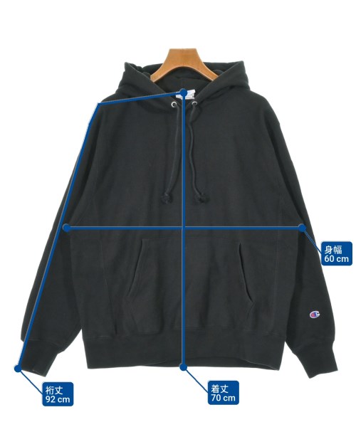 CHAMPION（チャンピオン）パーカー 黒 サイズ:L メンズ/2200641664076