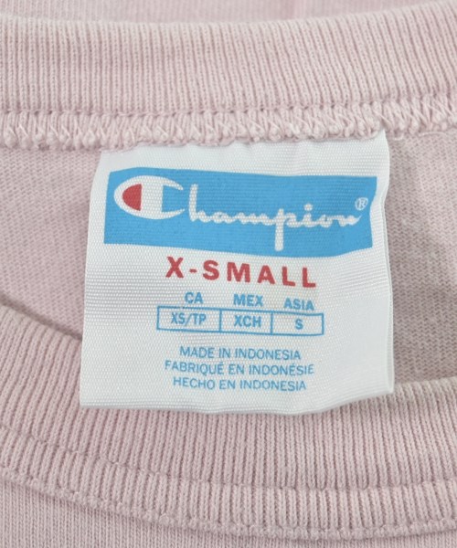 CHAMPION（チャンピオン）Tシャツ・カットソー ピンク サイズ:XS レディース/2200642007018