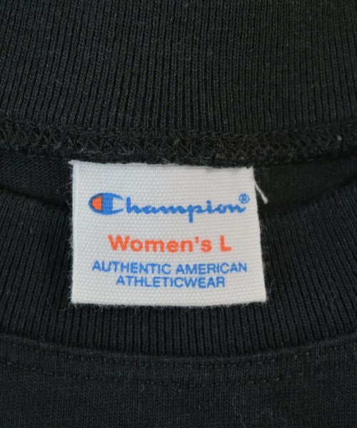 CHAMPION（チャンピオン）Tシャツ・カットソー 黒 サイズ:L レディース/2200634460357