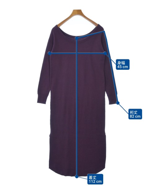 CHAMPION（チャンピオン）ワンピース 紫 サイズ:M レディース/2200549130086